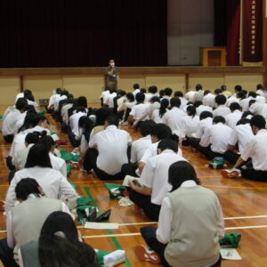 放送部が大阪府警察より感謝状を受領しました。