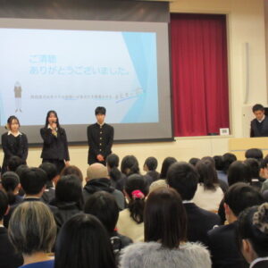 梅の花が咲きました。